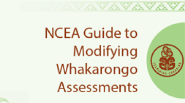 Resource NCEA Guide to Modifying Whakarongo Assessments Image
