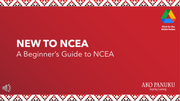 Resource New to NCEA Image