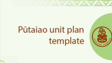 Resource Putaiao unit plan template Image