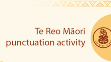 Resource Te Reo Maori punctuation activity Image